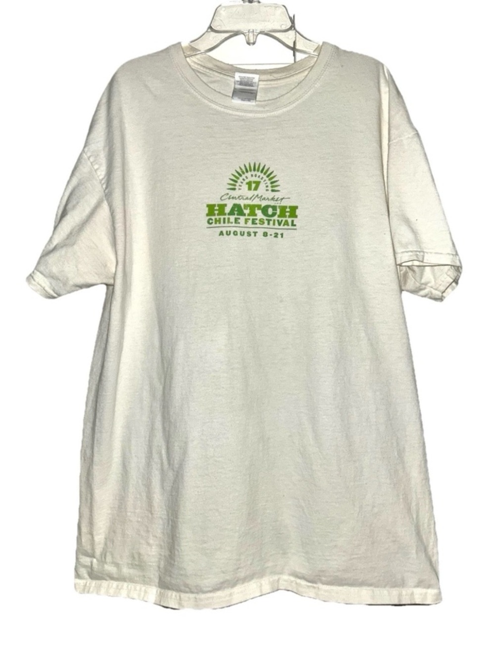 Texas HEB Central Market Hatch Chile Pepper Festival Unisex Adult Tee Large